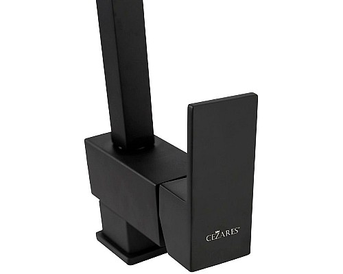 Смеситель для раковины Cezares Unika UNIKA-LSM1-A-NOP-W0 Черный матовый