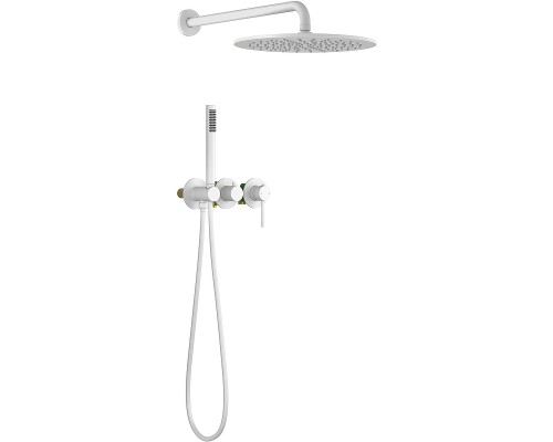 Душевая система Timo Saona SX-2349/16SM Белая матовая