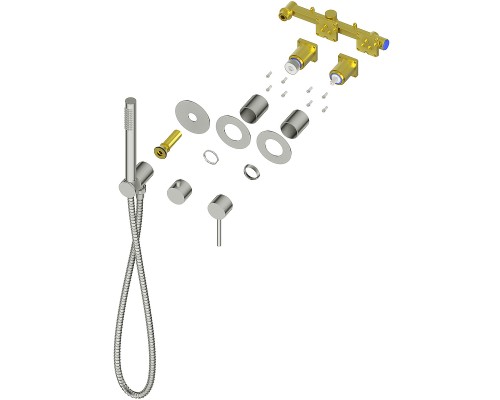 Душевая система Timo Saona SX-2349/16SM Белая матовая