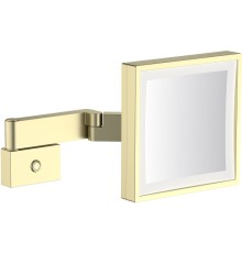 Косметическое зеркало Timo Selene 17074/17 с подсветкой Золото матовое