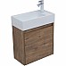 Тумба с раковиной Aquanet Nova Lite 50 302521 подвесная Дуб рустикальный