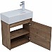 Тумба с раковиной Aquanet Nova Lite 50 302521 подвесная Дуб рустикальный