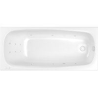 Акриловая ванна Whitecross Layla Slim 180x80 с гидромассажем