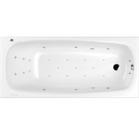 Акриловая ванна Whitecross Layla Slim 180x80 с гидромассажем