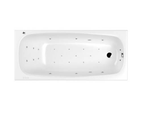 Акриловая ванна Whitecross Layla Slim 180x80 0122.180080.100.ULTRA.CR с гидромассажем