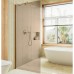 Душевая перегородка Maybah Glass 1090x1950 в широком профиле Золото стекло бронзовое