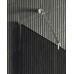 Душевая перегородка Maybah Glass 1090x1950 в широком профиле Хром матовый стекло графитовое матовое