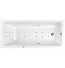 Акриловая ванна Whitecross Wave 180x80 с гидромассажем