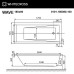 Акриловая ванна Whitecross Wave 180x80 с гидромассажем