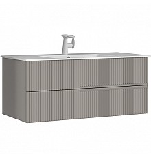 Тумба с раковиной Orka Moonlight 120 5001508 подвесная Бежевая матовая