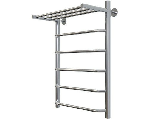 Водяной полотенцесушитель Aringa Римини 80x50 AR03024CH с полкой Хром