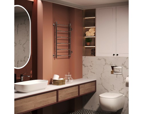 Водяной полотенцесушитель Aringa Римини 50x80x50 AR03021CH Хром