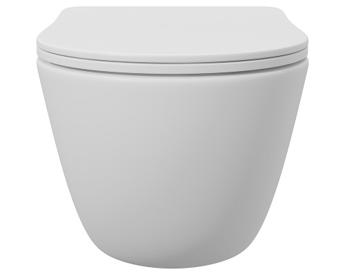 Унитаз Aqueduto Ovo OVO0120 подвесной Белый матовый с сиденьем Микролифт