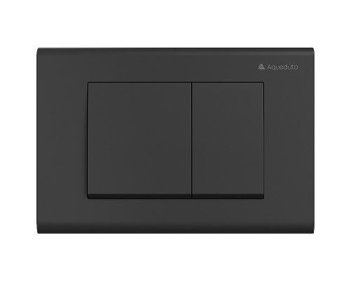 Комплект унитаза с инсталляцией Aqueduto Ovo AQDS023 с сиденьем Микролифт и Черной матовой клавишей смыва