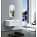 Тумба с раковиной Black&White Universe U925.1000 100 9251000 подвесная Milk white