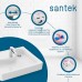 Раковина Santek Клио 60x51 на стиральную машину Белая
