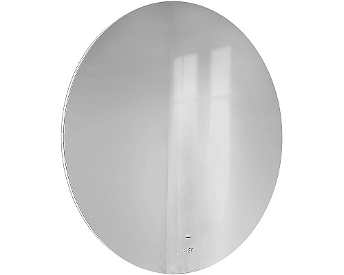 Зеркало Jorno Solo 100 Solo.02.100/W/RL с подсветкой с сенсорным выключателем и часами