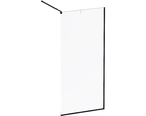 Душевая перегородка AM.PM Func 90 W84WI-90-F1-BTE профиль Черный стекло прозрачное