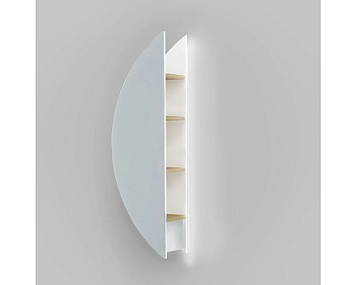 Зеркало-пенал Jorno Solis New 34 SolN.11.34/W/JR с подсветкой с бесконтактным выключателем