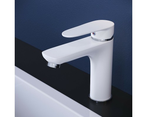 Смеситель для раковины Aringa Рейн AR02008WH Белый