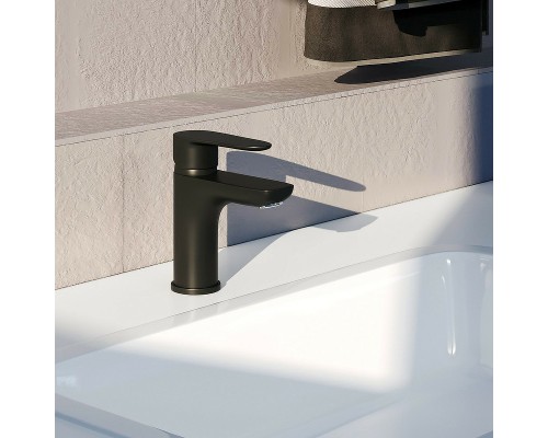 Смеситель для раковины Aringa Рейн AR02012BL Черный