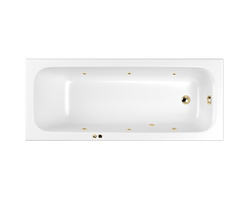 Акриловая ванна Whitecross Vibe 170x70 с гидромассажем