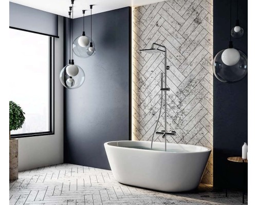 Душевая система Bossini Cosmo L10403.1.030 с термостатом Хром