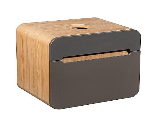 Тумба под раковину Runo Ницца 60 00-00002123 Дуб натуральный Графит