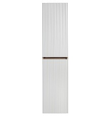 Шкаф пенал Runo Модена 35 00-00001423 подвесной Крафтовый дуб Белый