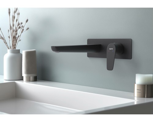 Смеситель для раковины Aquatek Бетта AQ1113MB Черный матовый