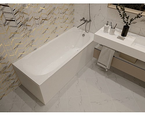 Акриловая ванна Aquatek Оберон 180х80 OBR180-0000141 без панелей, каркаса и слив-перелива