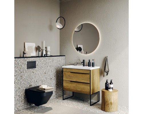 Зеркало Aqwella Moon 80 MOON0208 с подсветкой с бесконтактным выключателем