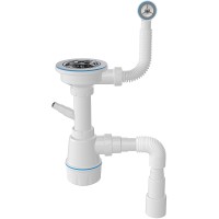 Сифон для кухонной мойки Nova 1046 Белый