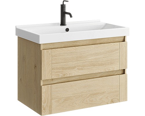 Тумба под раковину Aqwella Astrid 80 AST0108DD подвесная Дуб Давос