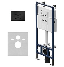 Инсталляция AM.PM MasterFit I012710.0138 для унитаза с Черной матовой клавишей смыва
