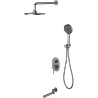 Душевая система Berges Nardis 3R 071009 Оружейная сталь