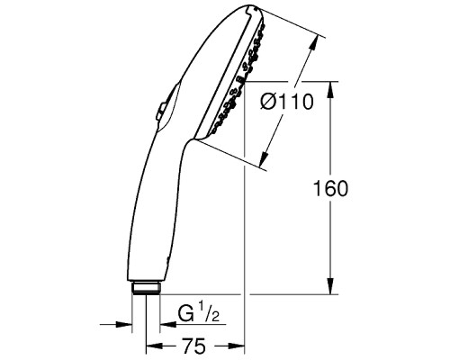 Ручной душ Grohe Tempesta 110 28419003 Хром