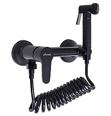 Гигиенический душ со смесителем Maretti Project Black PB30RN69 Черный матовый