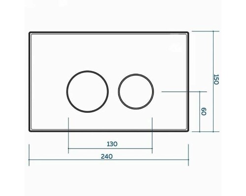Комплект унитаза с инсталляцией Maretti Elena EA73EA56052 с сиденьем Микролифт и Черной матовой клавишей смыва
