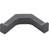 Двойной крючок Keuco Edition 11 11115 130000 Хром черный шлифованный