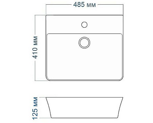 Раковина Maretti Sofia 49 SF13NS80-844 Белая