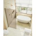 Душевая перегородка Maybah Glass MGD-691-3ш 890x1950 в широком профиле Золото стекло бронзовое