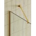 Душевая перегородка Maybah Glass MGD-732-3у 890x1950 в узком профиле Золото стекло прозрачное