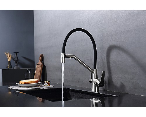 Смеситель для кухни Raglo R80.62.05 Сатин Черный