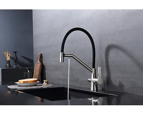 Смеситель для кухни Raglo R80.62.05 Сатин Черный