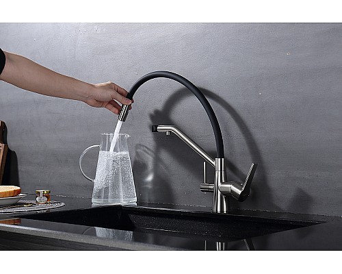 Смеситель для кухни Raglo R80.62.05 Сатин Черный