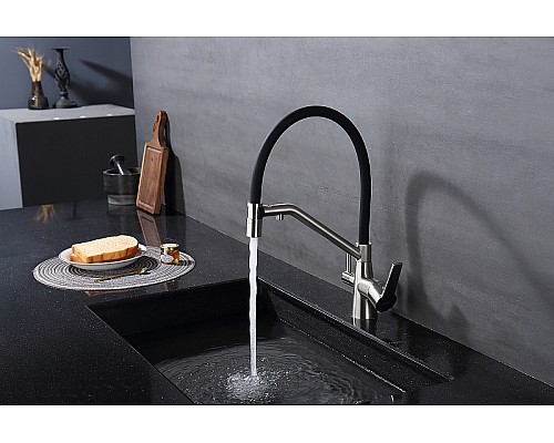 Смеситель для кухни Raglo R80.62.05 Сатин Черный