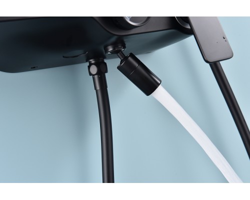 Душевая система Raglo R60.24.06 Черная матовая