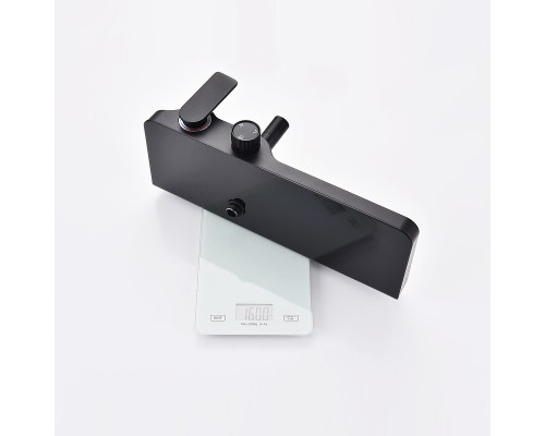 Душевая система Raglo R60.24.06 Черная матовая