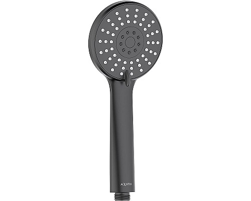 Ручной душ Aquatek Бетта 100 3 jet AQ2009MB Черный матовый
